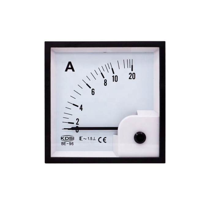 KDSI 80Ã80 AC Analog Amp Hour Ammeter front view