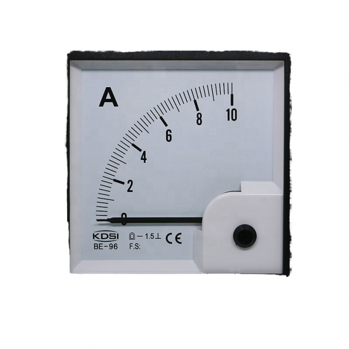 KDSI 80Ã80 AC Analog Amp Hour Ammeter side view