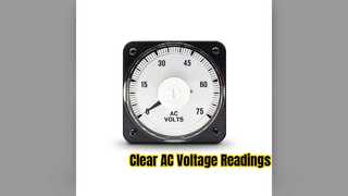 Ymiho Wide Angle AC Voltmeter Industrial Grade